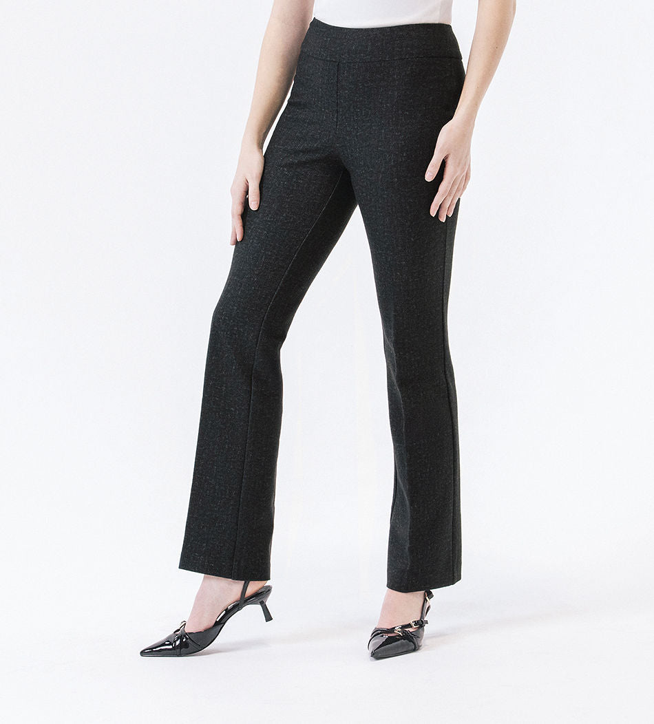 Black Straight Leg Ponte Pants