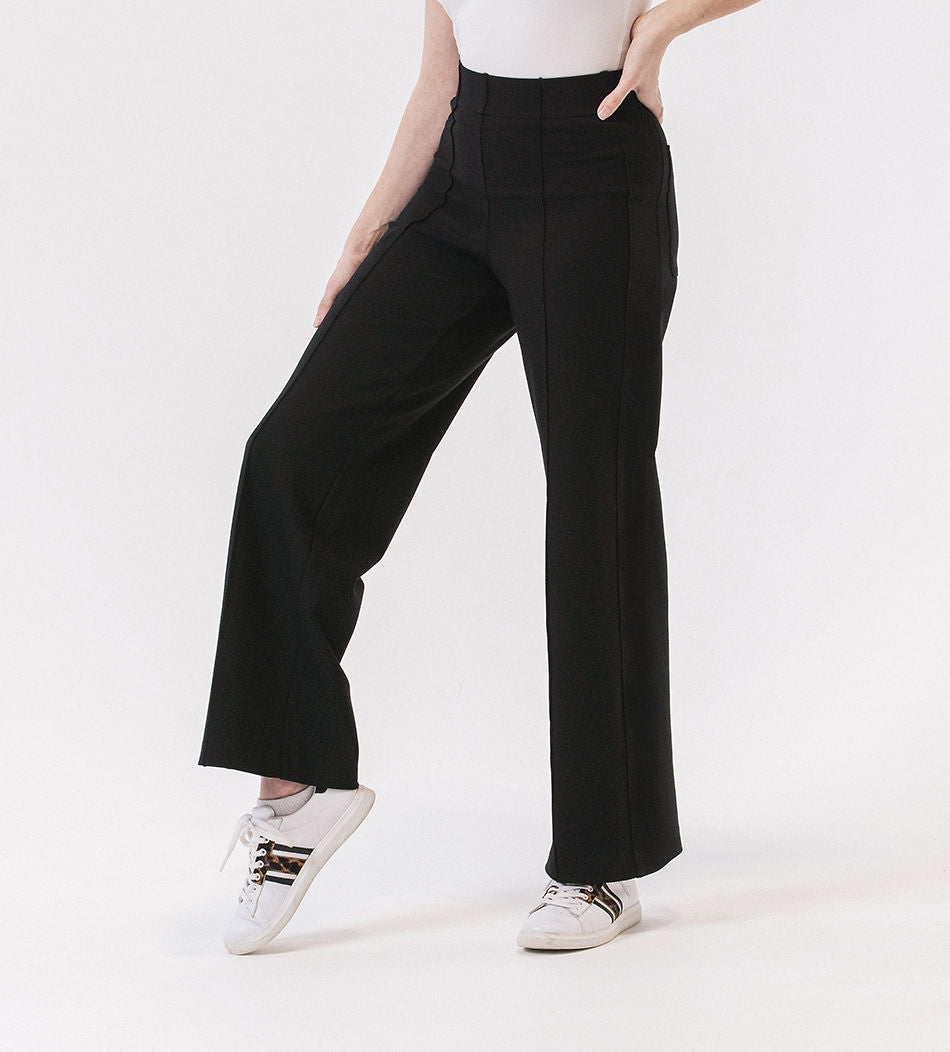 Wide Leg Ponte Pants